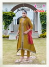 Mahek Vol 2 By Mystic 9 Roman Silk Top With Bottom Dupatta Wholesalers In Delhi